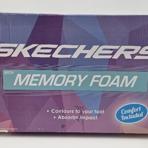 Skechers Navy and Coral Women's Shoes - Picture 3 of 14